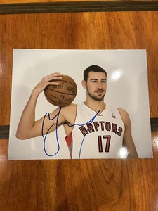 Jonas Valanciunas Signed 8 By 10 Photo Glossy Autograph Toronto Raptors - Picture 1 of 2