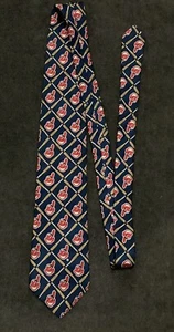 Vintage 1996 MLB Cleveland Indians Krawatte Chief Wahoo Ralph Marlin - Bild 1 von 5