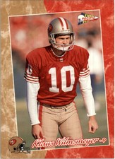 1993 Pacific Football Card #151 Klaus Wilmsmeyer