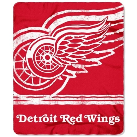 Detroit Red Wings Fleece Throw 50  x 60 Cover