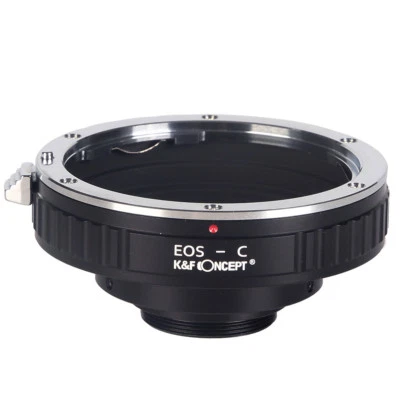 K&F Concept Lens Adapter for Canon EOS EF EF-S Mount Lens to C Cine CCTV Cameras - Image 1 of 4