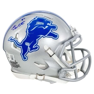 Sam LaPorta Signed Detroit Lions Speed Mini Football Helmet (Beckett) - Picture 1 of 3