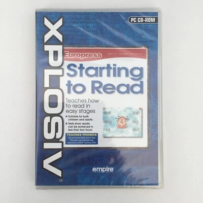 Europress: Starting to Read (PC CD-Rom)  - Factory Sealed - Image 1 of 2