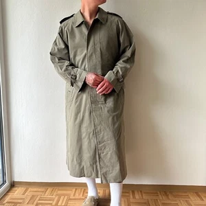 Vintage Burberrys Camden Trench Coat Men's Size Green Nova Check Wool Liner L - Picture 1 of 24