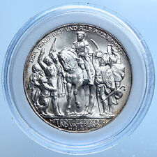 1913 GERMANY William III Prussia War NAPOLEON Rare Silver 3 Mark Coin i114975