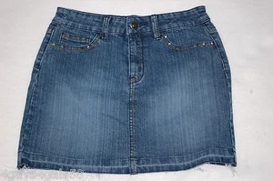 Girls BLUE JEAN SKIRT Rhinestone Accents ARIZONA JEAN CO Size 12 REG - Picture 1 of 2