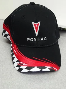PONTIAC ARROW HEAD CHECKERED HATS BY GM - Picture 1 of 3