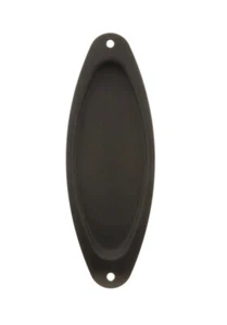 Moreland Oval Pocket Door Flush Pull w/ Slim Design, Brass, Oil-Rubbed Bronze - Picture 1 of 1