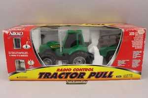 Nikko Radio Control Tractor Pull RC 1/18 Scale w/Trailer & Transmitter MIB Rare! - Picture 1 of 11