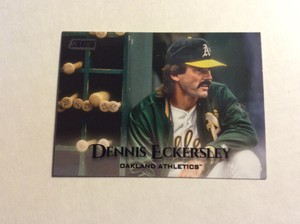 2019 Stadium Club Black Foil Dennis Eckersley #174