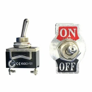 New SPST 2Pin Heavy Duty 15A 250V ON/OFF Rocker Toggle Switch - Picture 1 of 3