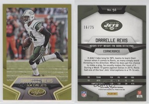 2016 Certified Mirror Gold /25 Darrelle Revis #56