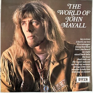 JOHN MAYALL WORLD OF JOHN MAYALL VINYL LP DECCA UK 1970 NEAR MINT PRO CLEANED - Picture 1 of 10