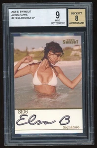 ELSA BENITEZ 2006 SPORTS ILLUSTRATED SI SWIMSUIT Autograph CARD BGS 9.0 / AUTO 8 - Picture 1 of 2