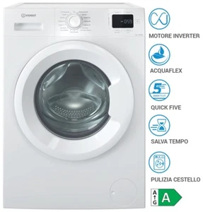 LAVATRICE 7 KG 1000 GR CLASSE A INVERTER VAPORE DISPLAY INDESIT IM760MYTIMEIT - Foto 1 di 11