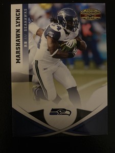 Marshawn Lynch 2011 Panini Gridiron Gear #125 Seattle Seahawks Football Card NFL