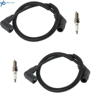 Spark Plug & Wire Cap 15in/24.4in For Can Am Outlander 500 570 650 800 1000 MAX - Picture 1 of 8