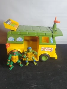 Vintage 1989 TMNT Teenage Mutant Ninja Turtles Party Wagon Shell Van INCOMPLETE - Picture 1 of 6
