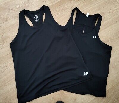 2 Ladies Sport/Gym Vest Tops. New Balance & Under Armour. Size Large (UK 14) • 4.27€