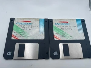 Dynamix Rise of the Dragon Apple Macintosh 3.5" Floppies Sierra 1991 Incomplete - Picture 1 of 4