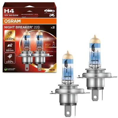 OSRAM H4 NIGHT BREAKER 220 DUOBOX Halogen bis zu +220% Model 2024/25 - Bild 1 von 4