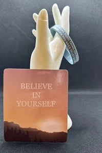 Silicone Rubber Bracelet Wristband Mental Health Motivational Determination - Picture 1 of 5