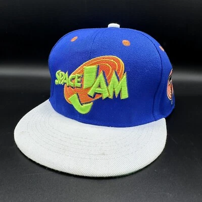 Space Jam Tune Squad Blanco Azul Dos Tonos SnapBack Ajustable Starter Hat Bordado Foto 1 de 4
