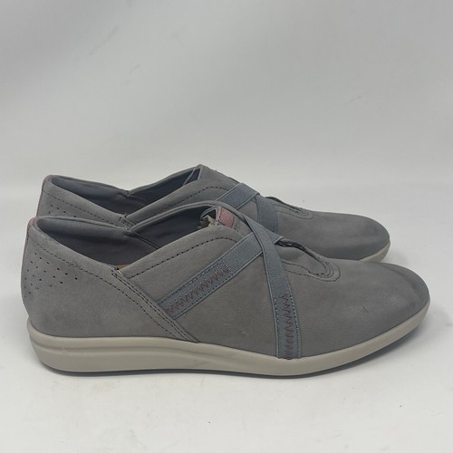 Scarpe Clarks Tamzen donna 7 grigio pelle slip on comode casual ufficio passeggio