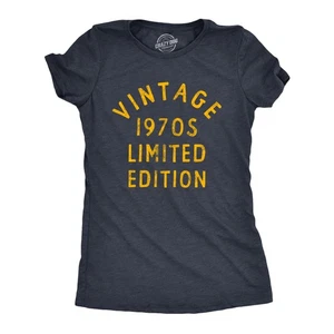 Camiseta para mujer vintage años 70 edición limitada divertida genial 1970 tema camiseta clásica - Imagen 1 de 9