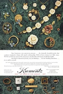 Krementz 1967: Pubblicità di Natale Vintage Stampa - Foto 1 di 1