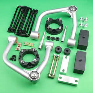 2007-2021 Tundra Leveling Lift Kit Front 4" Rear 2.5"+Bump Stop+Shock Ext+Diff - Picture 1 of 7