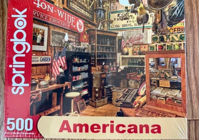 Springbok Puzzle Americana 500 Pieces BRAND NEW SEALED Jigsaw General Store USA - Image 1 of 2