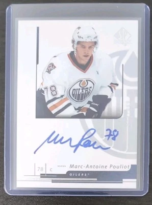 Marc-Antoine Pouliot #179 2006-07 SP Authentic Future Watch Auto Rookie 812/999 - Image 1 of 3