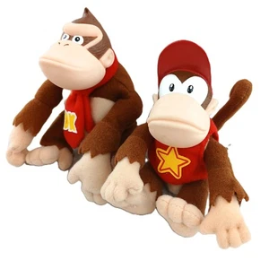 Juego de figuras de peluche Donkey Kong & Diddy Kong - Nintendo Soft Toy Collectible Duo - Imagen 1 de 12
