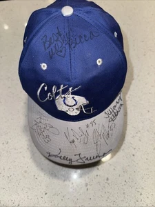 NFL Indianapolis Colts Hat SnapBack Cap - Tons Of Autographs - Picture 1 of 9