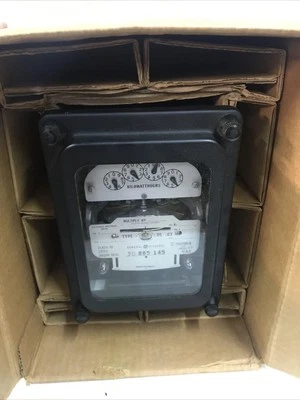 GE General Electric 700X63G1 Watthour Meter Kilowatt Hours 2-Stator 3PH 3W 60hz - Image 1 of 4