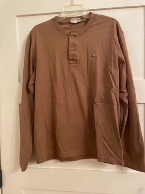 izod lacoste hombre L botón henley Foto 1 de 4