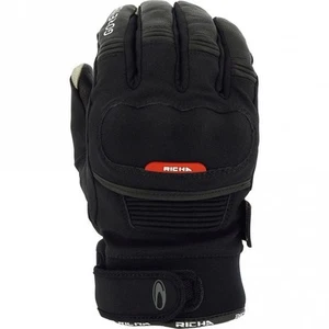 Guantes de motocicleta Richa City Gore-Tex impermeables de puño corto (negros) - Imagen 1 de 2