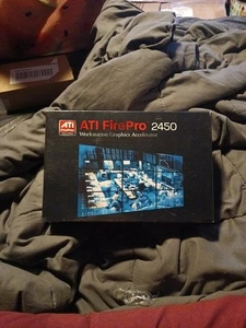 ATI FIREPRO 2450 Dual RV620GL 512MB PCIe RH WORKSTATION GRAPHICS ACCELERATOR New - Picture 1 of 6
