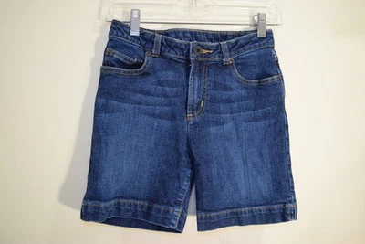 Pantalones Cortos Denim LL Bean GIRLS 12 Azul 5 Bolsillos Algodón 24x5.5 Foto 1 de 4