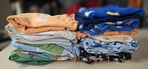 Lot of 10 6T boys clothes hoodie outfits pajamas long sleeves Sonic Bluey - Picture 1 of 14