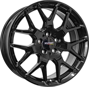 Alloy Wheels 19" Wolfhart Munich 3 Black Gloss For Seat Altea XL 06-15 - Picture 1 of 1