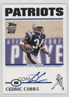 2004 Topps Signature Edition /1499 Cedric Cobbs #79 Rookie Auto RC - Image 1 of 2