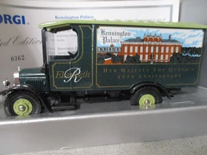 Corgi Thornycroft Van Queen's 40th Anniversary Kensington  5 inch Diecast w/Box - Picture 1 of 7