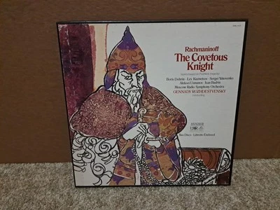 Rachmaninoff The Covetous Knight Rozhdestvensky 1973 Melodiya Angel 2 LP Box Set - Image 1 of 4