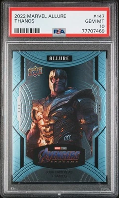 2022 Upper Deck Marvel Allure Thanos #147 PSA 10 - Image 1 of 2