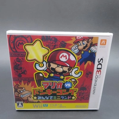 Mario vs Donkey Kong Nintendo 3DS Minna de Mini Land SEALED NEW Japanese - Image 1 of 4