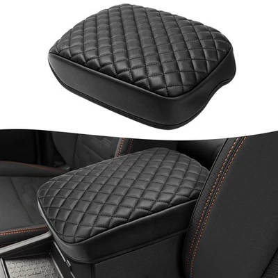 Fits Nissan Frontier 2022-2025 Center Console Arm Rest Lid Cover Protector Black - Image 1 of 4
