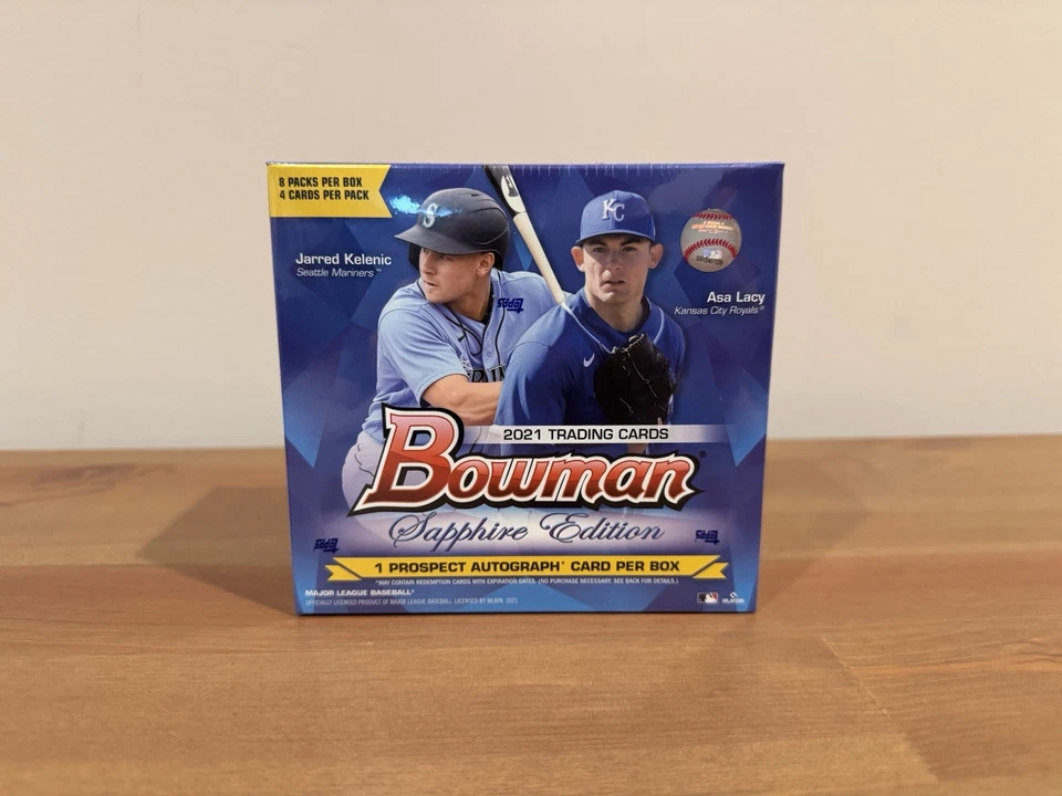 Caja de pasatiempos de béisbol Topps Bowman Sapphire Edition 2021 sellada Foto 1 de 4