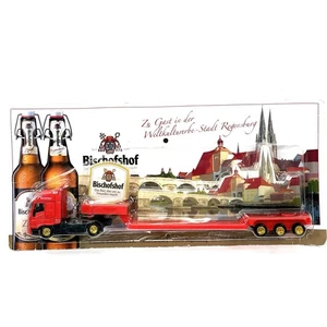 Grell HO 1/87 LKW Anhänger Iveco Stralis Bier Bischofshof Regensburg - Bild 1 von 9